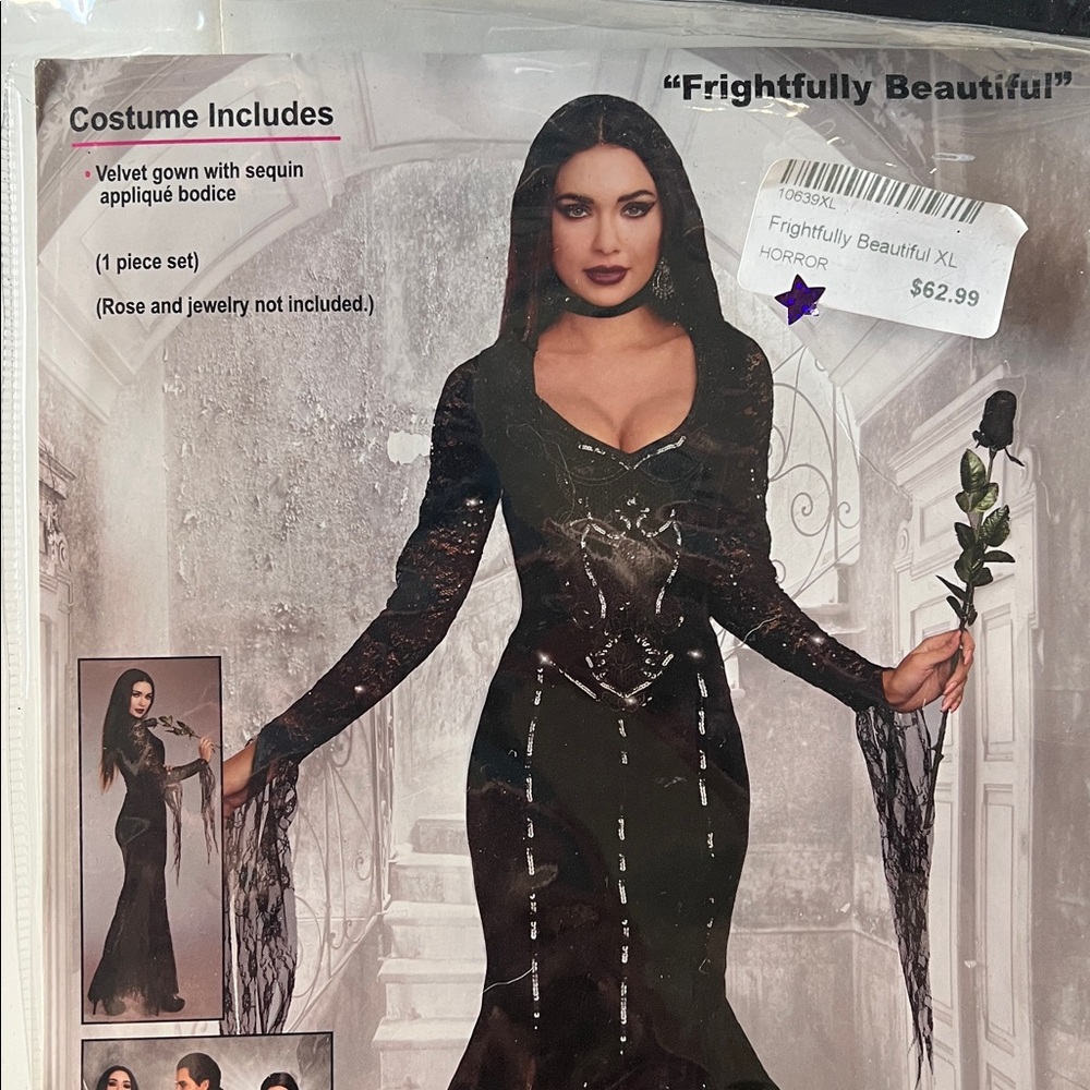 Sexy Frightfully Beautiful Halloween Gown NWT - Picture 16 of 16